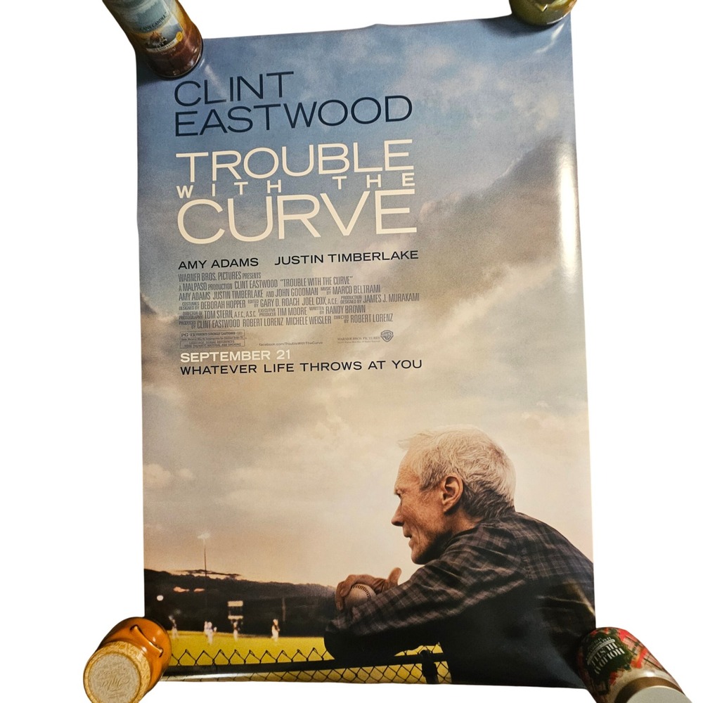 Trouble with the Curve 2012 Original Movie‎ Poster 27x40 Clint Eastwood D/S
